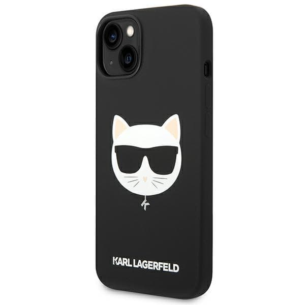 Karl Lagerfeld Silicone Choupette Head ovitek za iPhone 14 Plus (6.7"), črna 2