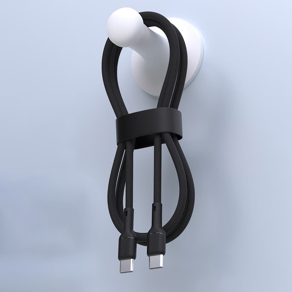 Dudao L9C 65W USB-C - USB-C 2m kabel, črn 3