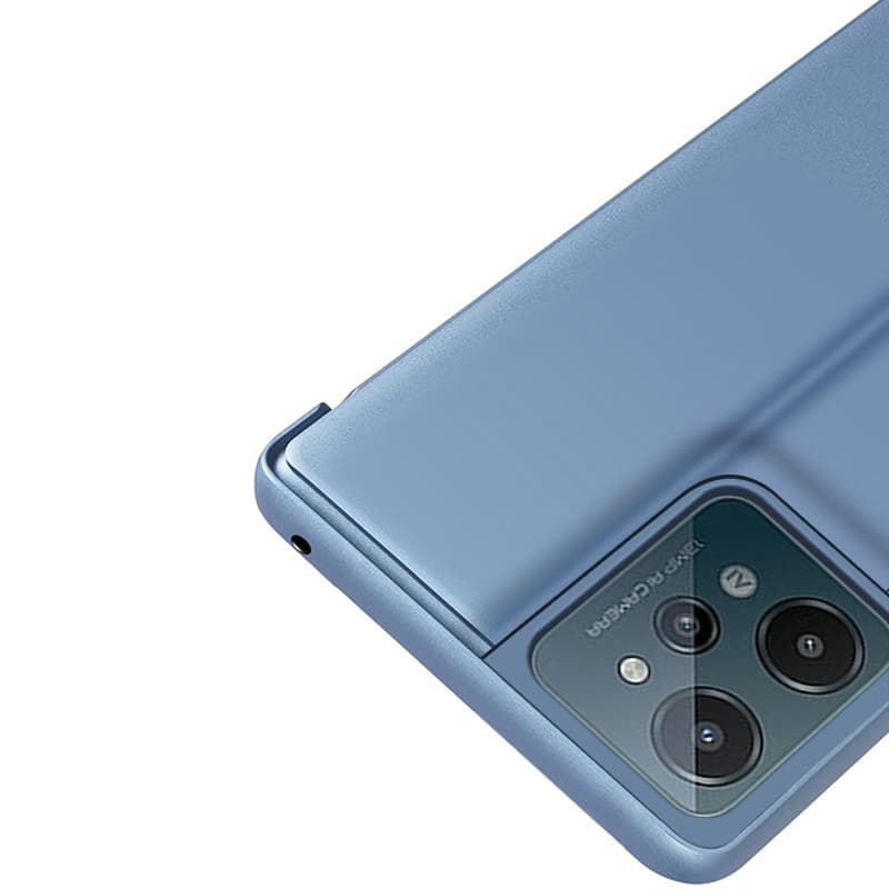 Hurtel Clear View Case etui za Realme C31 Flip, črn 8