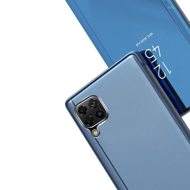 Clear View ovitek z oporo za Samsung Galaxy A22 4G - moder 7
