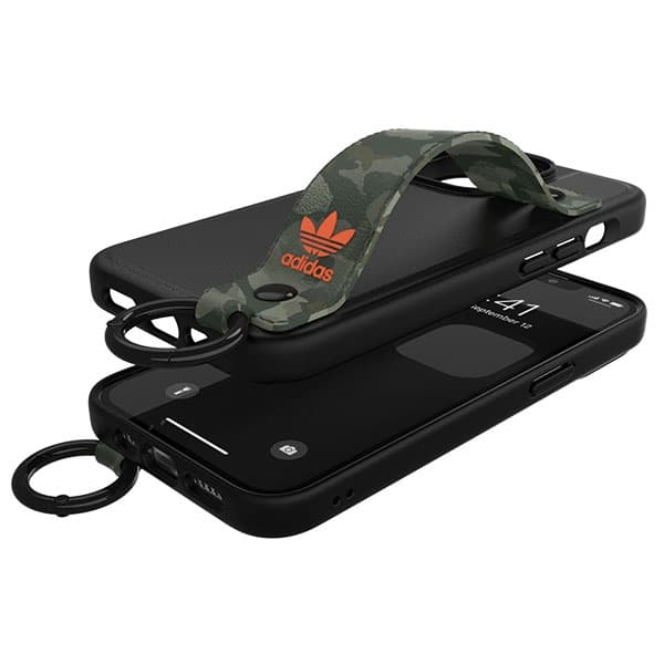 Etui Adidas OR Hand Strap za iPhone 13 Pro / 13 6.1" - črno-zelen 6