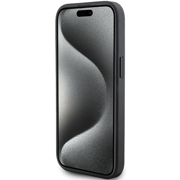 Karl Lagerfeld ovitek Quilted K Pattern za iPhone 15 - črna 5
