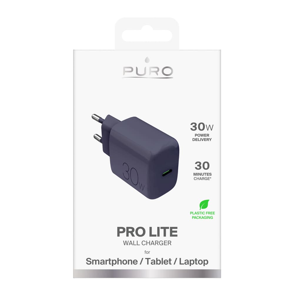 Puro Pro Lite 30W USB-C polnilec (siv) 2