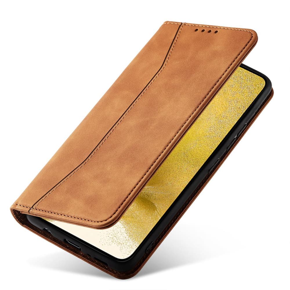 Hurtel Magnet Fancy Case za Samsung Galaxy S23+ - rjava denarnica/stojalo 4