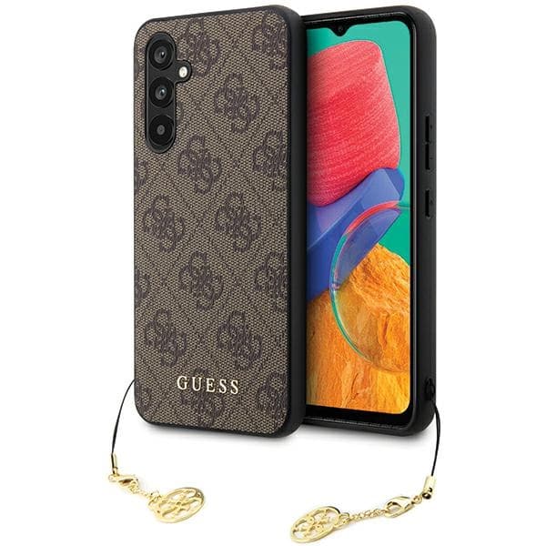 Guess GUHCS23FEGF4GBR 4G Charms torbica za Samsung S23 FE, rjava