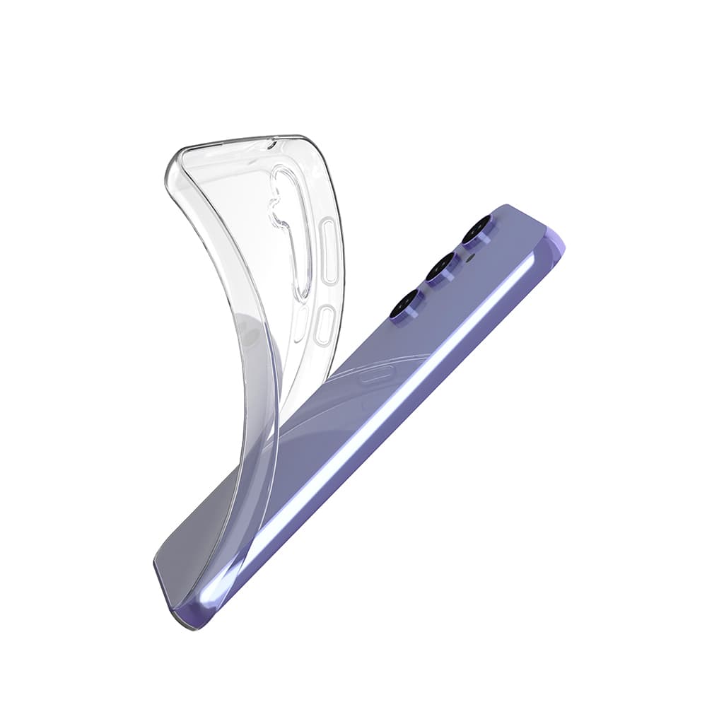 Ultra prozoren silikonski ovitek za S23 FE - prozoren 3
