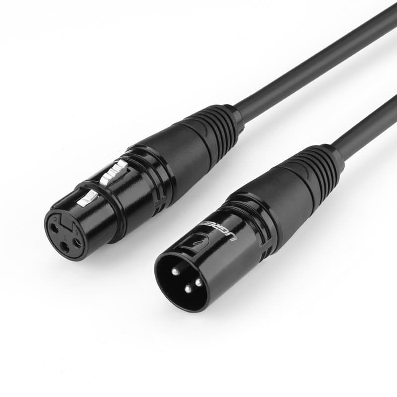 Ugreen AV130 avdio kabel XLR (ženski) - XLR (moški) 2m - črn