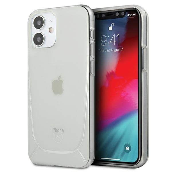 Mercedes Transparent Line ovitek za iPhone 12 mini - prozoren