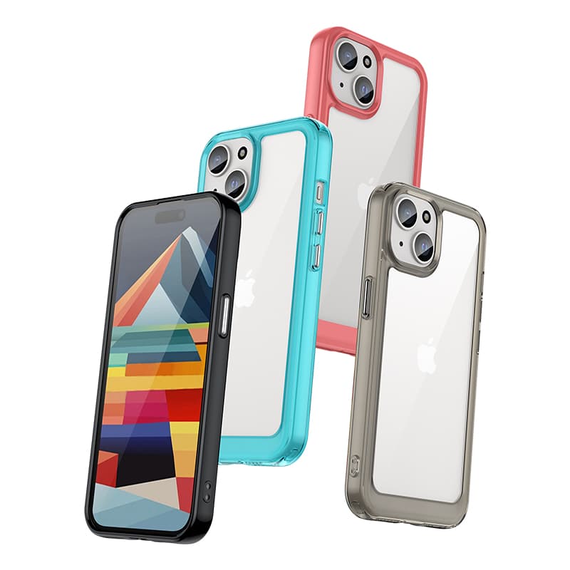 Hurtel Outer Space ojačano ohišje za iPhone 15 Plus s prožnim okvirjem, modro 5
