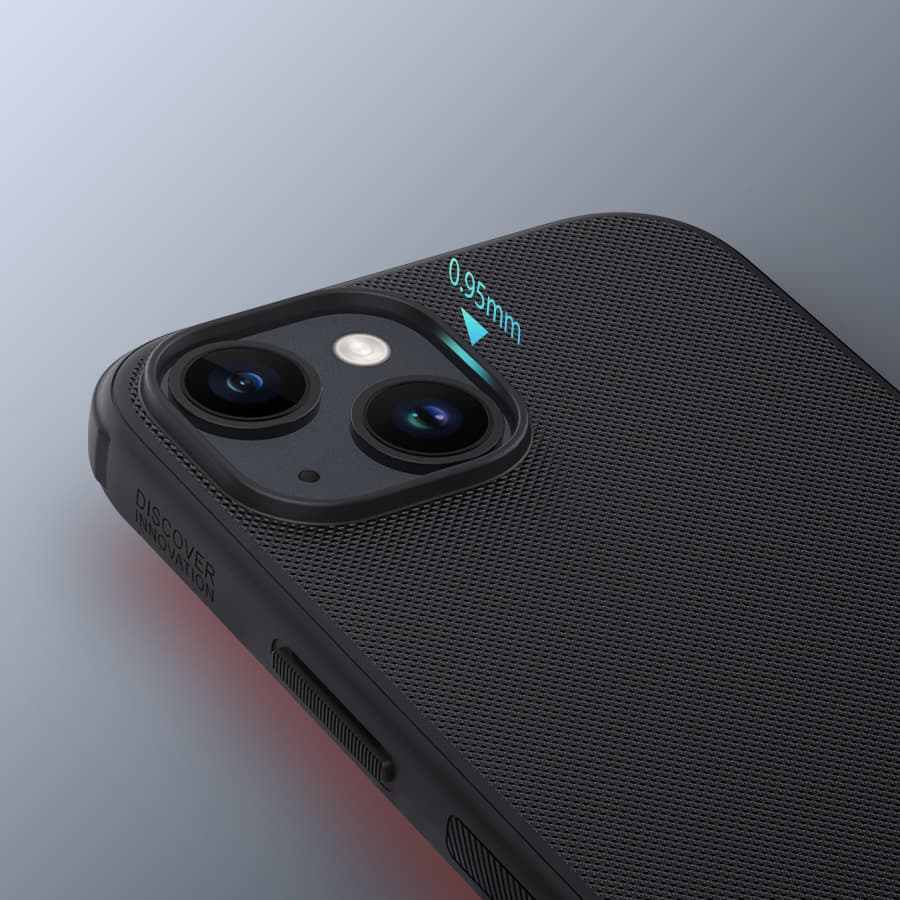 Nillkin Super Frosted Shield Pro ojačano ovitek za iPhone 15 Plus - modra 8