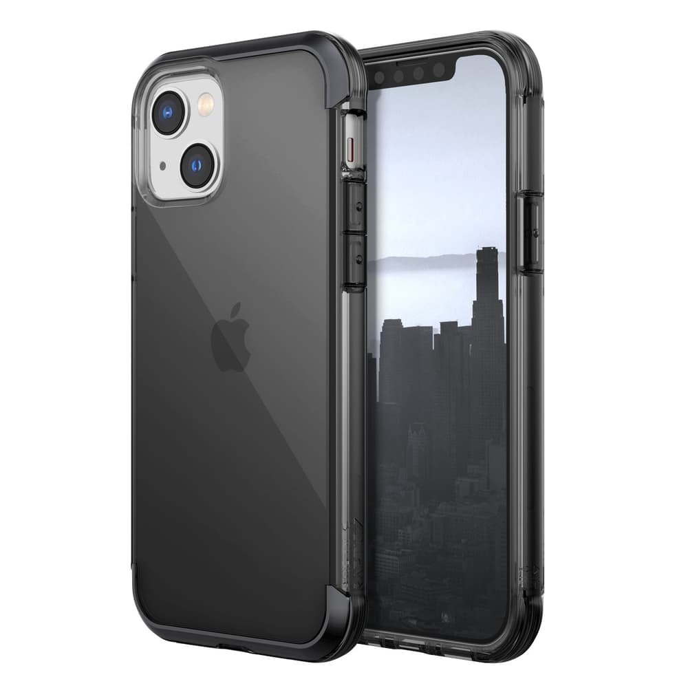 Ovitek Raptic X-Doria Air za iPhone 14 Plus, MagSafe, Kovinski elementi, Siva