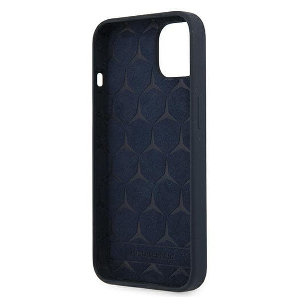 Ovitek Mercedes Silicone Line za iPhone 13 mini, modri 6