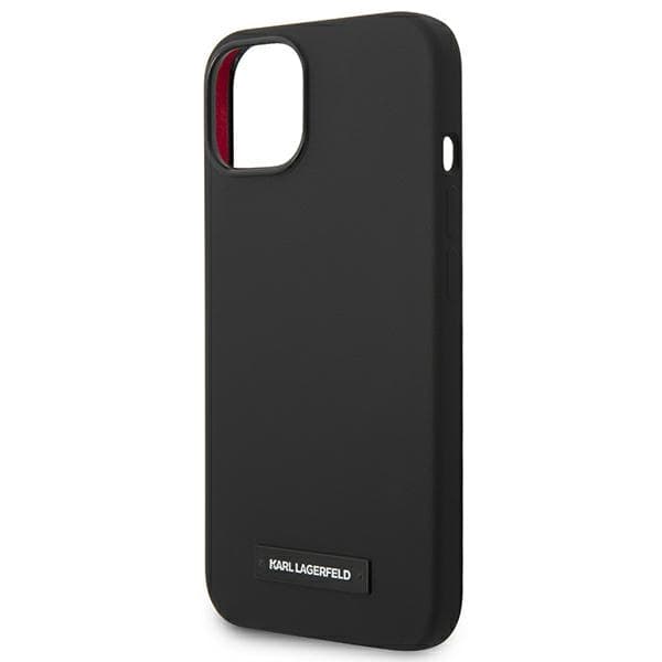 Karl Lagerfeld Silicone Plaque ovitek za iPhone 14 Plus (6.7"), črna 6