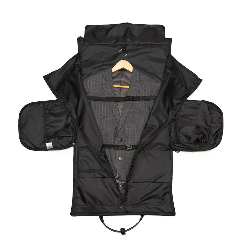 Torba za obleko Wozinsky Premium z vlažnim žepom, 45L, črna 6