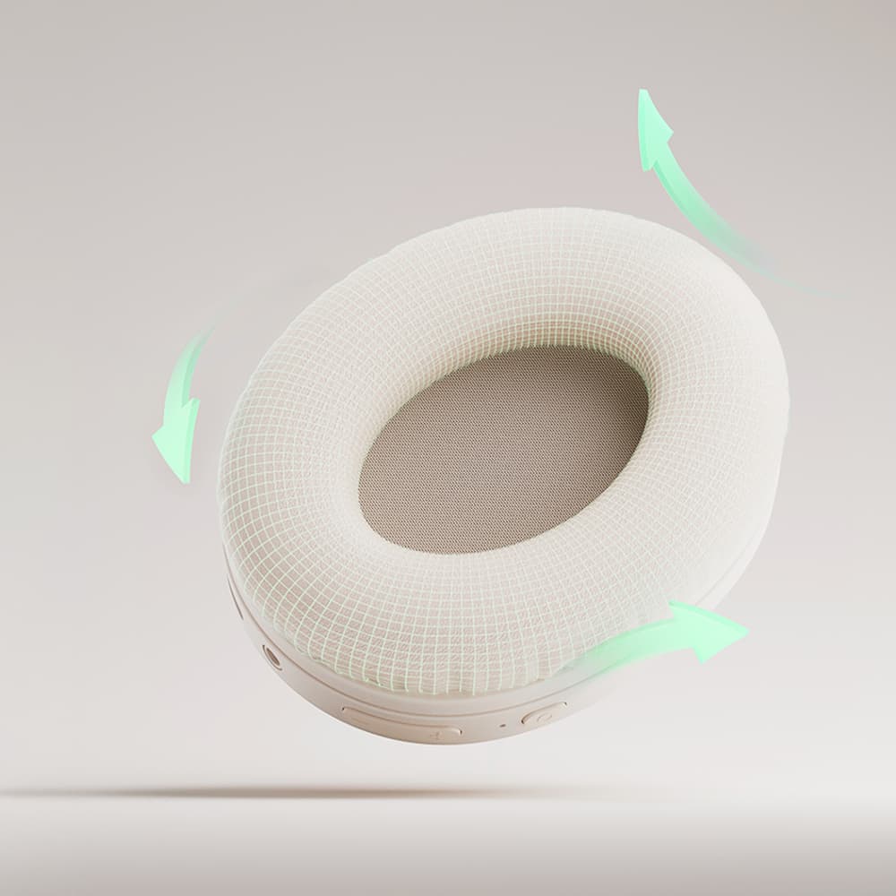 QCY H2 Pro On-Ear slušalke Bluetooth 5.3 ENC - bele 6