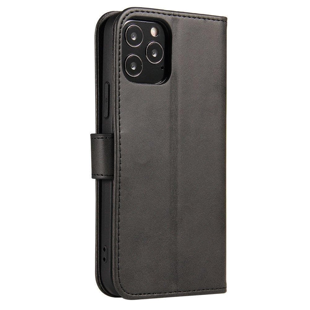 Hurtel Magnet Case ovitek s preklopom za Honor Magic 4 Pro, črn 2