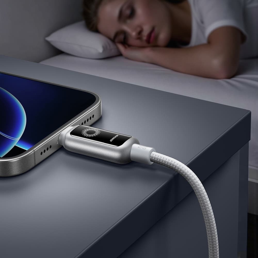 Joyroom S-A55 StarFlight 30W USB-C - Lightning kabel 1.2m, bel 7