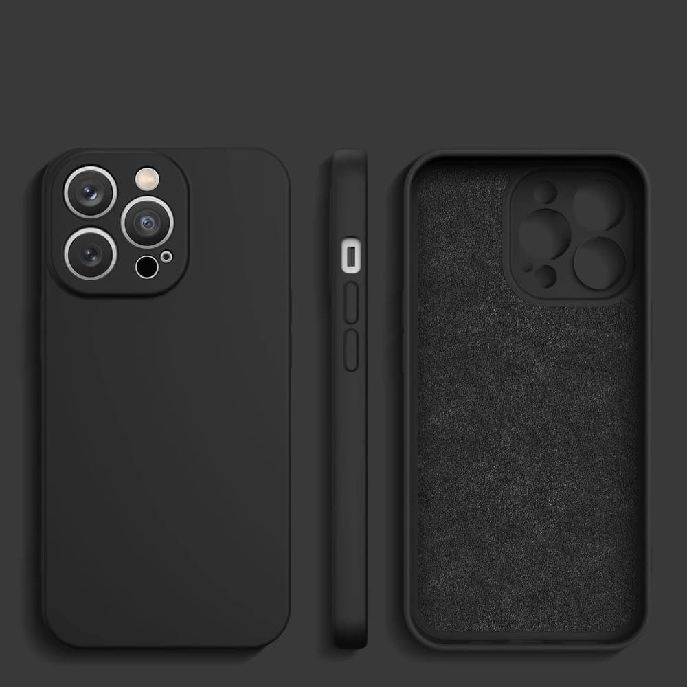 Silikonski ovitek za Samsung Galaxy A14 5G / A14 (črn) 2