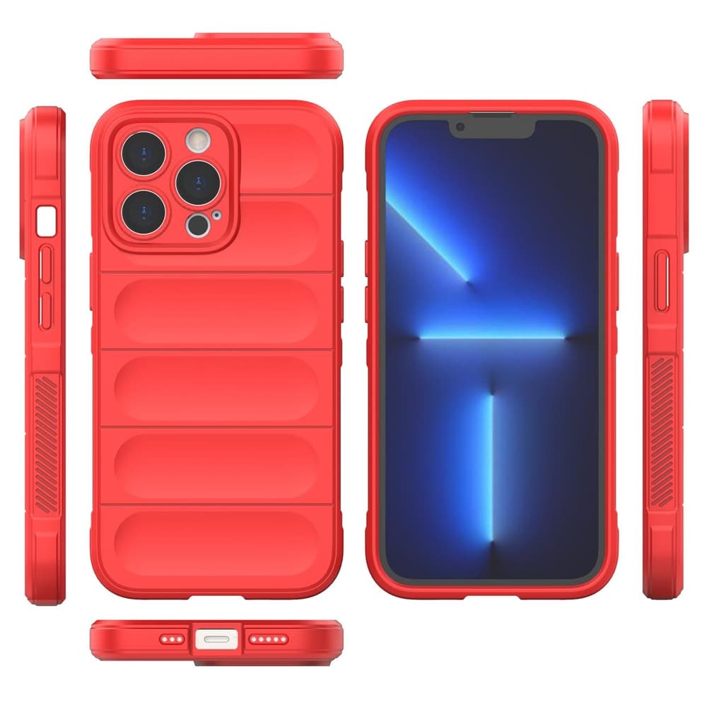 Magic Shield ovitek za iPhone 13 Pro Max - rdeč 8