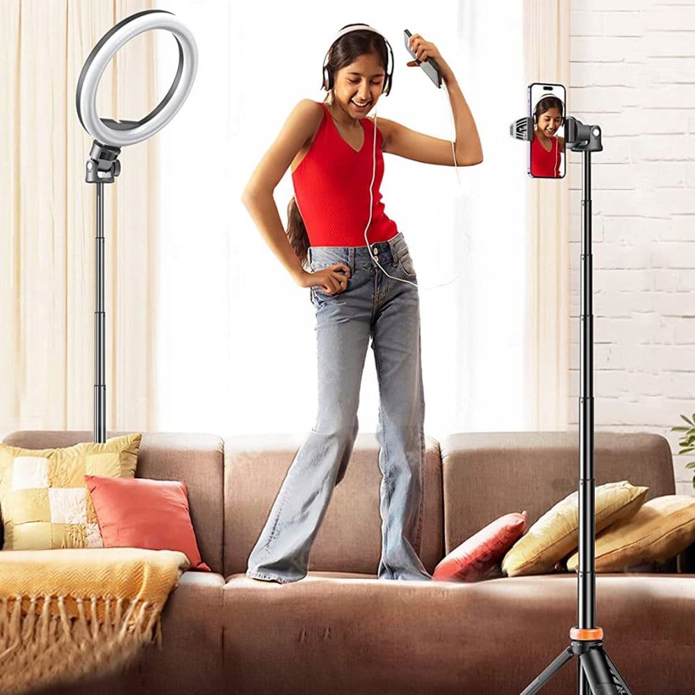 Tech-Protect L03S Bluetooth selfie palica s stativom, do 148 cm, črna 6