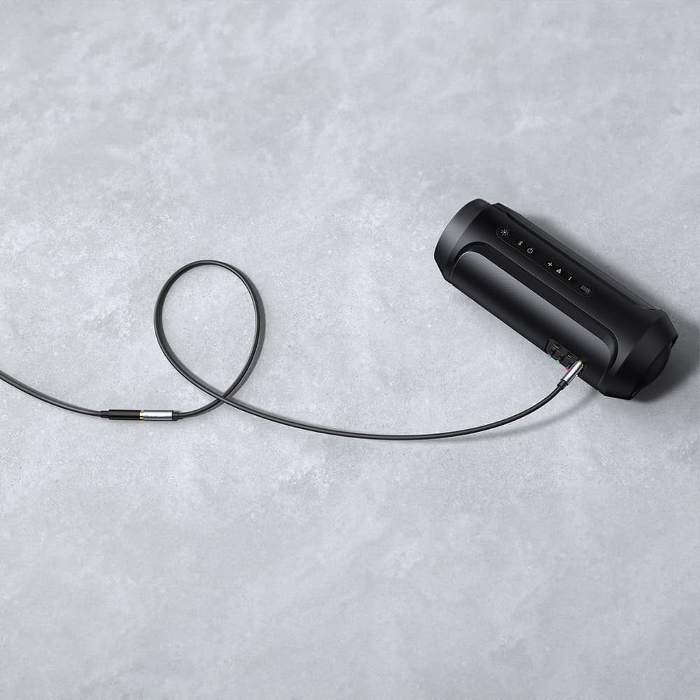 Ugreen AUX kabel 3.5mm mini jack (M/Ž) 1m, srebrn 2
