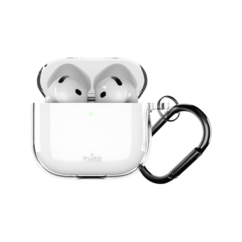 Puro 0.3 Nude ovitek za AirPods 4 - Prozoren
