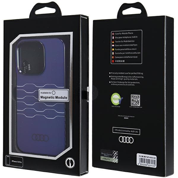 Audi IML MagSafe ovitek za iPhone 14 Pro - modra 7
