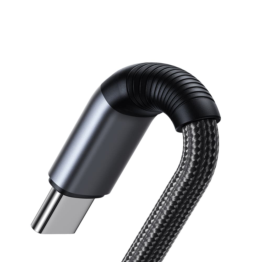 Joyroom S-A21 2v1 USB-C v USB-C / USB-C kabel 100W 1.5m - črn 7