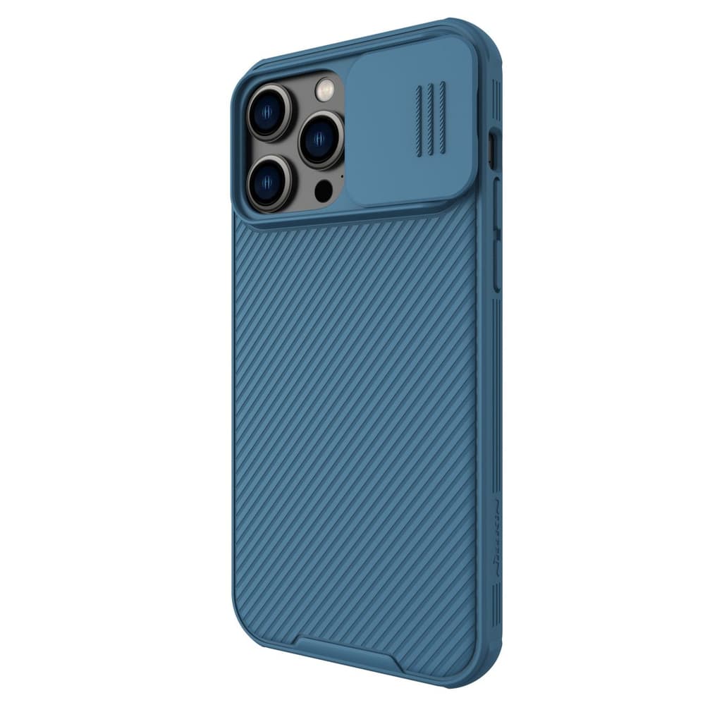 Nillkin CamShield Pro ovitek za iPhone 14 Pro Max s ščitom za kamero, moder 6