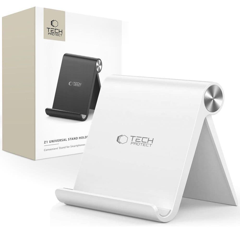 Tech-Protect Z1 univerzalno stojalo za telefon/tablico - belo