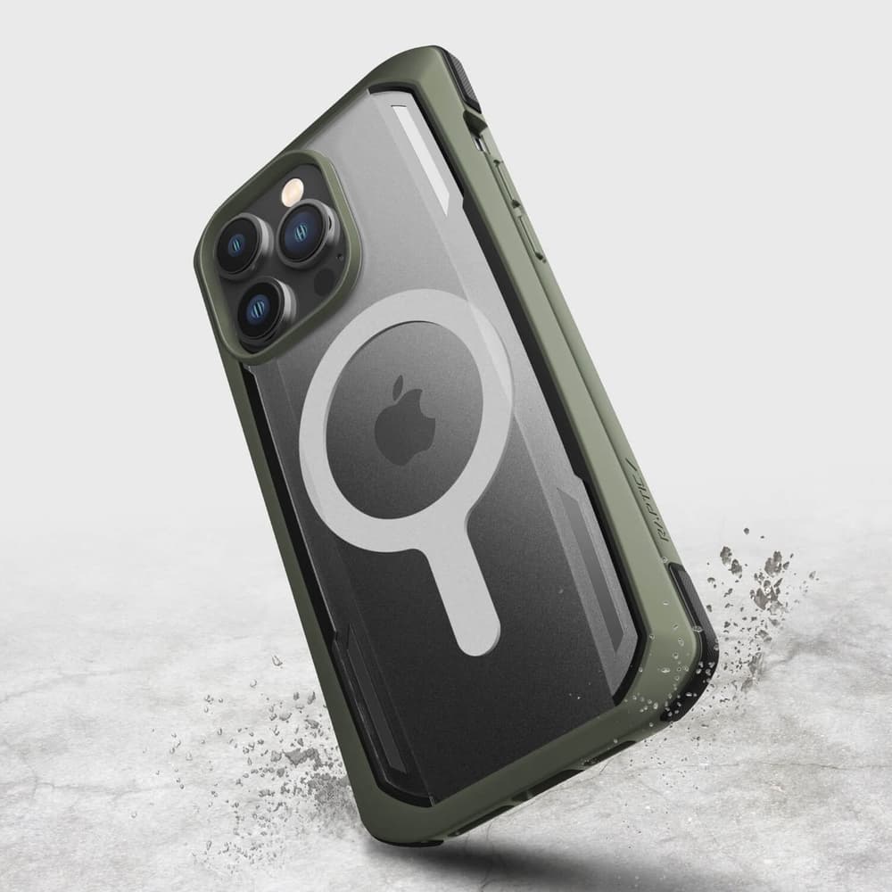 Raptic X-Doria Secure ovitek za iPhone 14 Pro z MagSafe, zelen 8