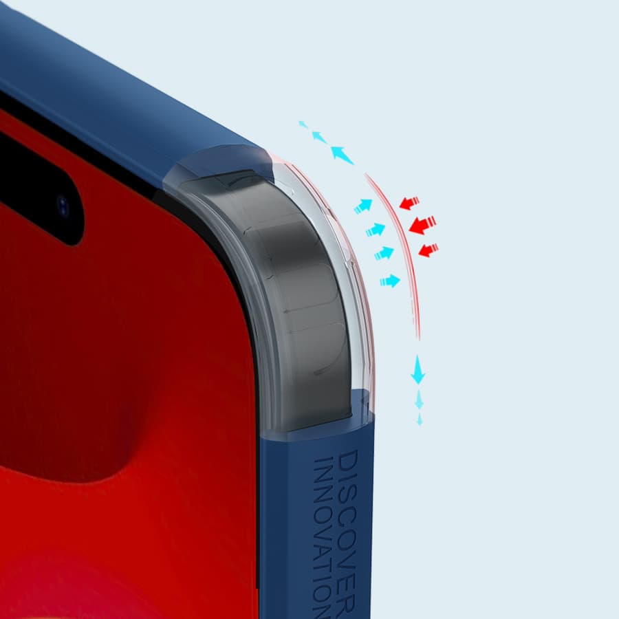 Nillkin Super Frosted Shield Pro ojačano ovitek za iPhone 15 Plus - modra 7