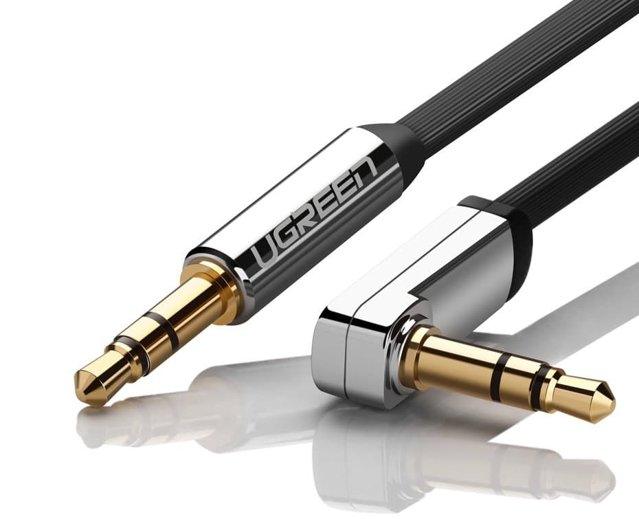 Ugreen AUX kabel 3.5mm mini jack, raven, 1m, srebrn 8