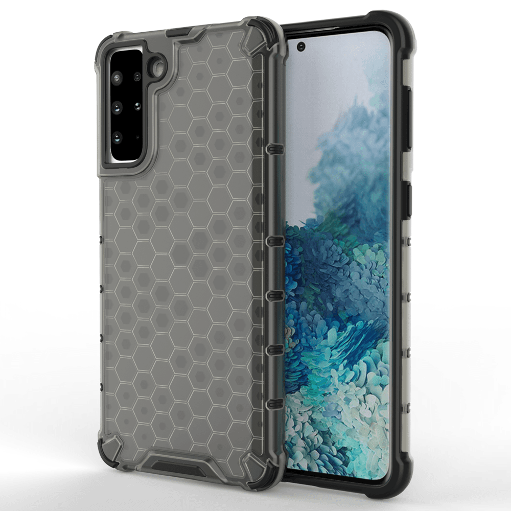 Hurtel Honeycomb ovitek za Samsung Galaxy S22+ (S22 Plus) - črna