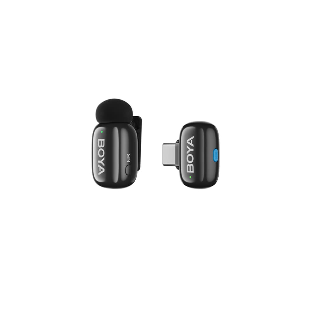 BOYA mini 2-02 brezžični mikrofoni 2.4GHz USB-C, Črna 8