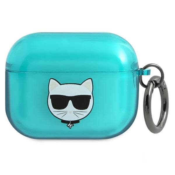 Ovitek Karl Lagerfeld Choupette za AirPods Pro - modra