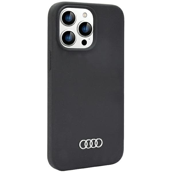 Ovitek Audi Silikonski za iPhone 14 Pro 6.1" črn 3