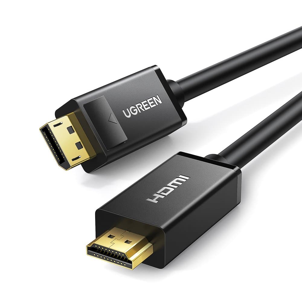Ugreen DP101 DisplayPort - HDMI kabel 4K 3m črn