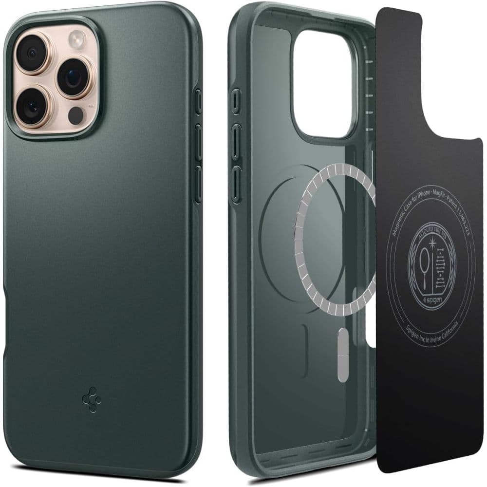 Spigen Thin Fit MagSafe ovitek za iPhone 16 Pro Max - zelena