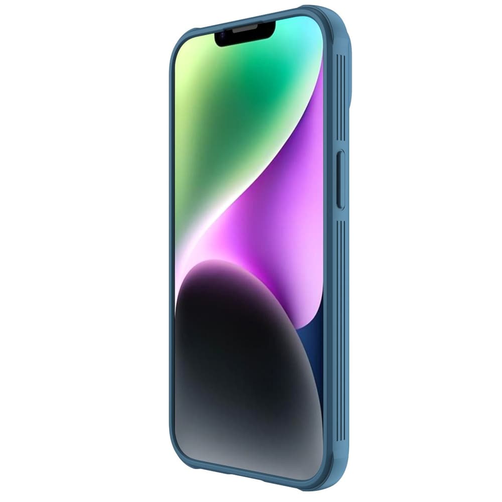 Nillkin CamShield Pro ovitek za iPhone 14 Plus s ščitom za kamero, moder 2
