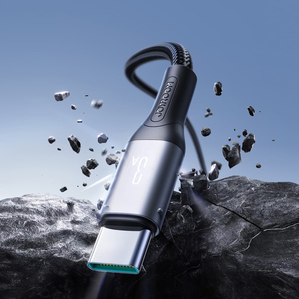 Joyroom S-A28 Kabel USB-A - USB-C 3A, 2m, črn 4