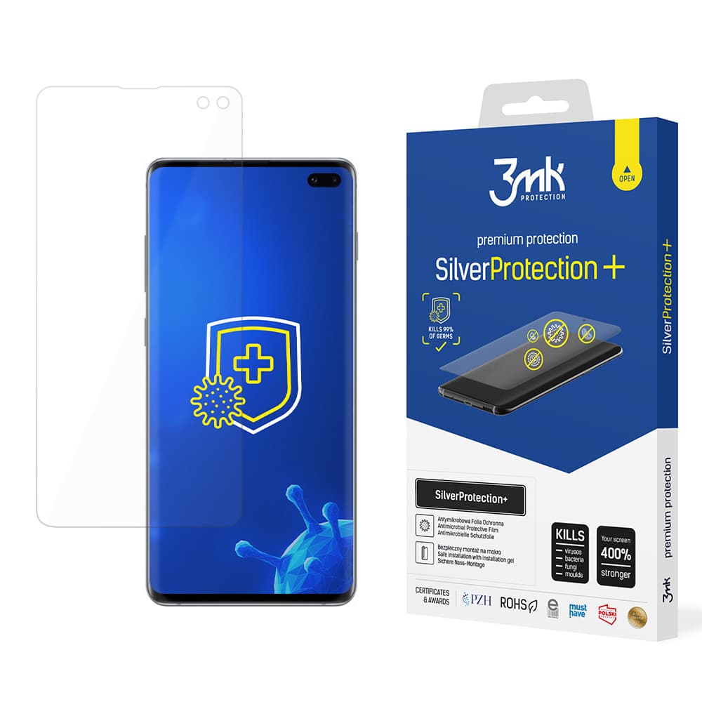 3mk SilverProtection+ antibakterijska folija za Samsung Galaxy S10 Plus