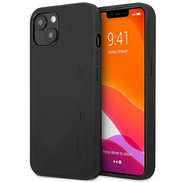Ovitek AMG AMHCP14SDOLBK za iPhone 14 6.1" usnjeni črn