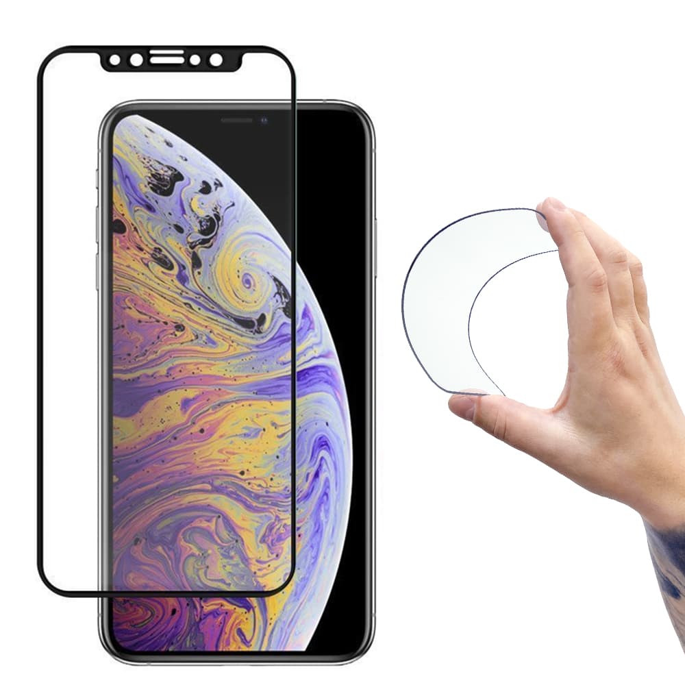 Wozinsky Flexi Nano Steklo z Okvirjem za iPhone 14 Max / 13 Pro Max - Prozorno