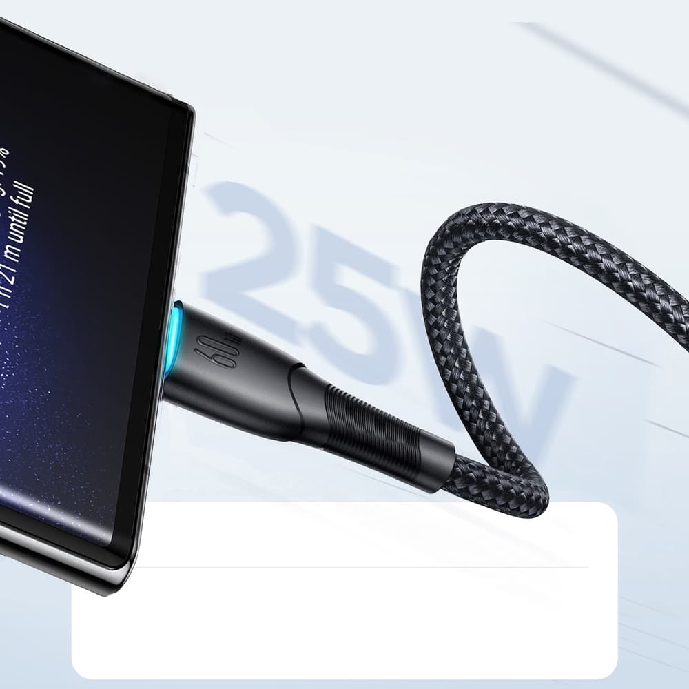 Joyroom SA32-CC3 USB-C / USB-C kabel 60W 1m - črn 8