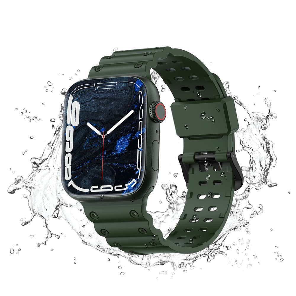 Pas za Apple Watch 38/40/41 mm, Triple Protection, zelen 5