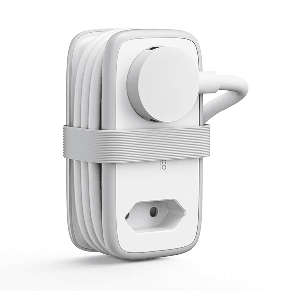 Orico APP 15.5W 5in1 napajalnik: 2x AC + 2x USB-A + 1x USB-C, bel