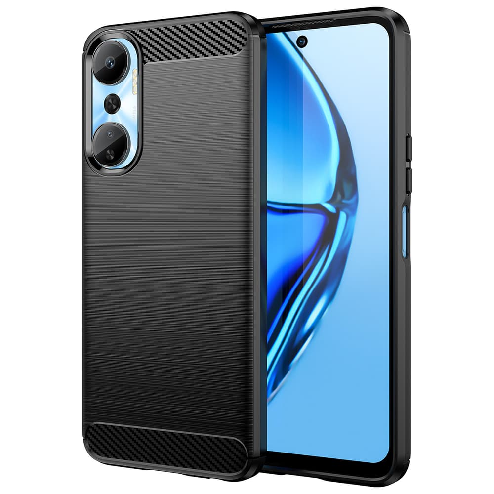 Carbon Case ovitek za Infinix Hot 20 (črn)
