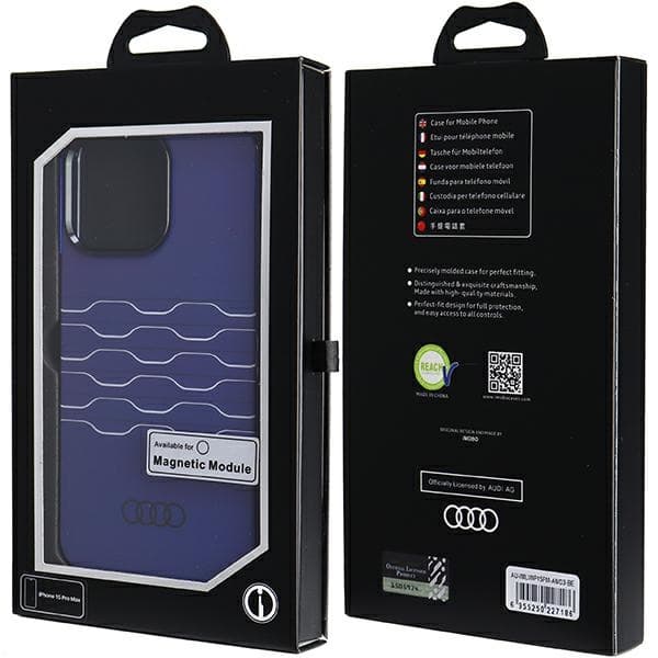 Audi IML MagSafe ovitek za iPhone 15 Pro Max - modra 7