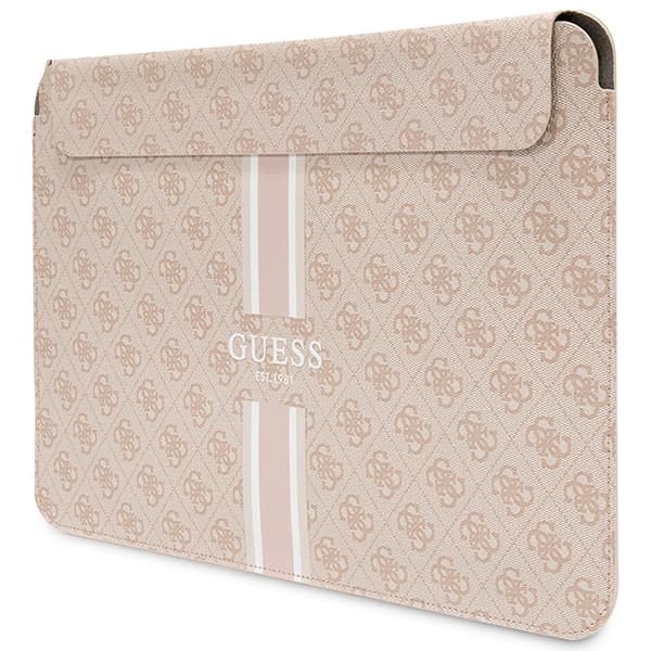 Etui Guess 4G Printed Stripes za 16" prenosnik - roza 2
